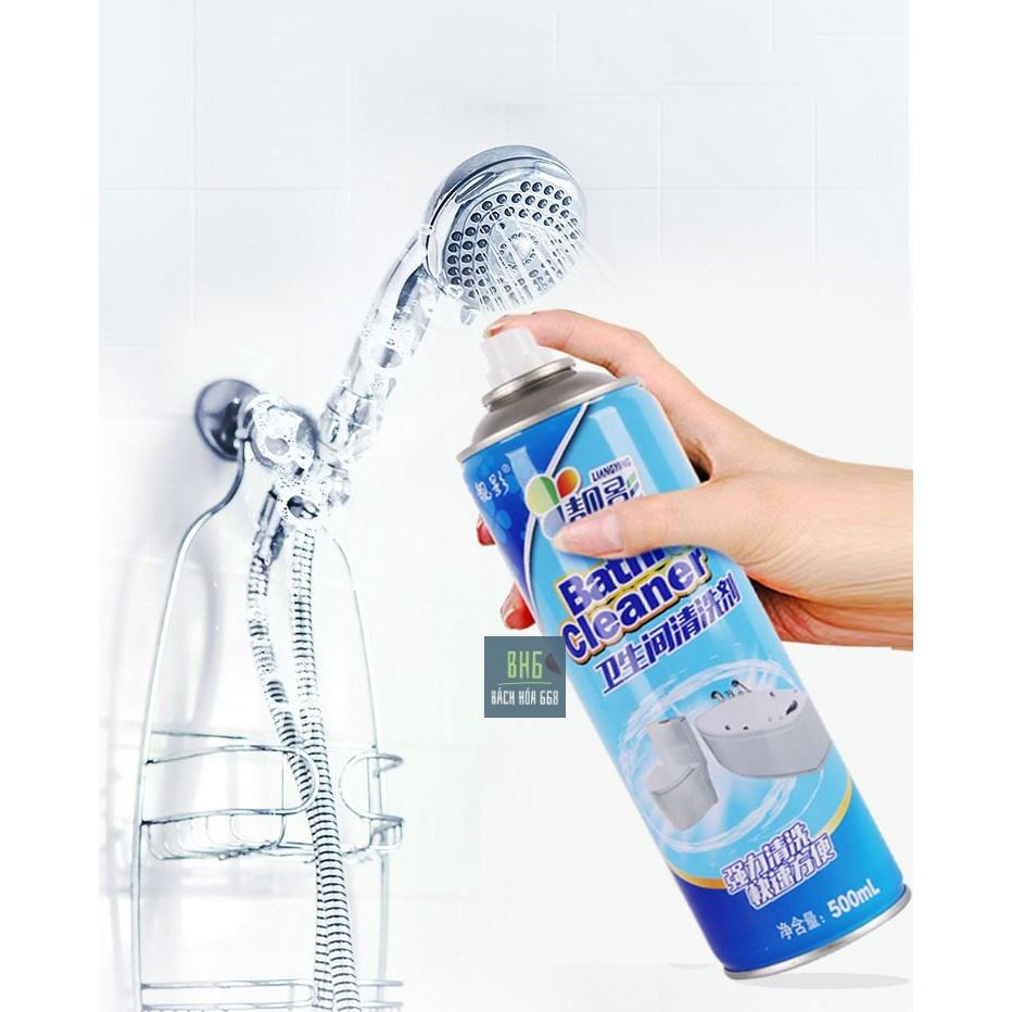 Bình xịt tẩy rửa bọt tuyết Bathroom Cleaner 500ML vệ sinh nhà tắm - Tiện dụng dễ sử dụng