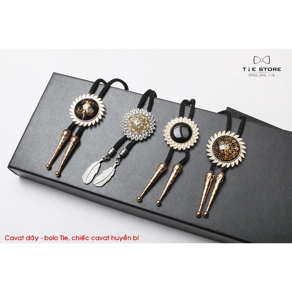 Bolo Tie chiếc cavat huyền bí - cavat dây bolo đính đá cao cấp tặng kèm hộp nhỏ