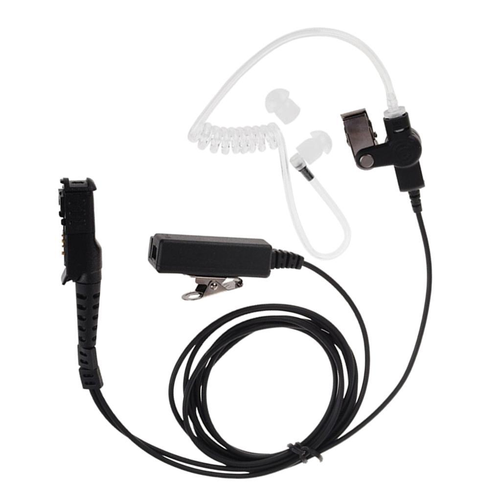 Covert Acoustic Tube Headset/Earpiece PTT Mic for  XPR3300 XPR3500