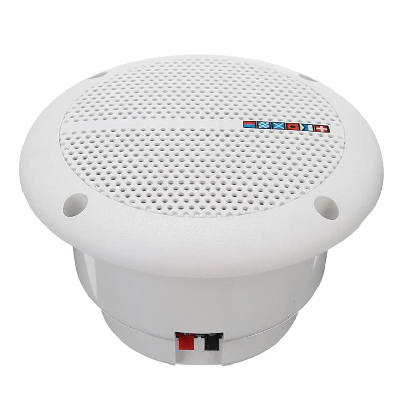 Aiyima 2 Âm Thanh Loa Âm Trần Chống Nước Đài Phát Thanh Loa Âm Thanh Thụ Động WEAH-400 4 Ohm 25W Tự Làm Cho Rạp Hát Tại Nhà Color: white