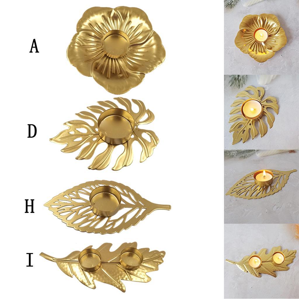 Nordic Candle Holder Candlestick Ornament for Pillar Candles Decorative A