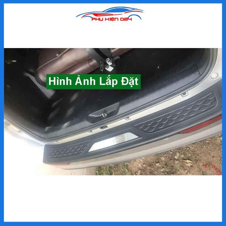 Ốp chống trầy cốp ngoài nhựa đen cho Fortuner 2009-2010-2011-2012-2013-2014-2015 phản quang trang trí bảo vệ xe