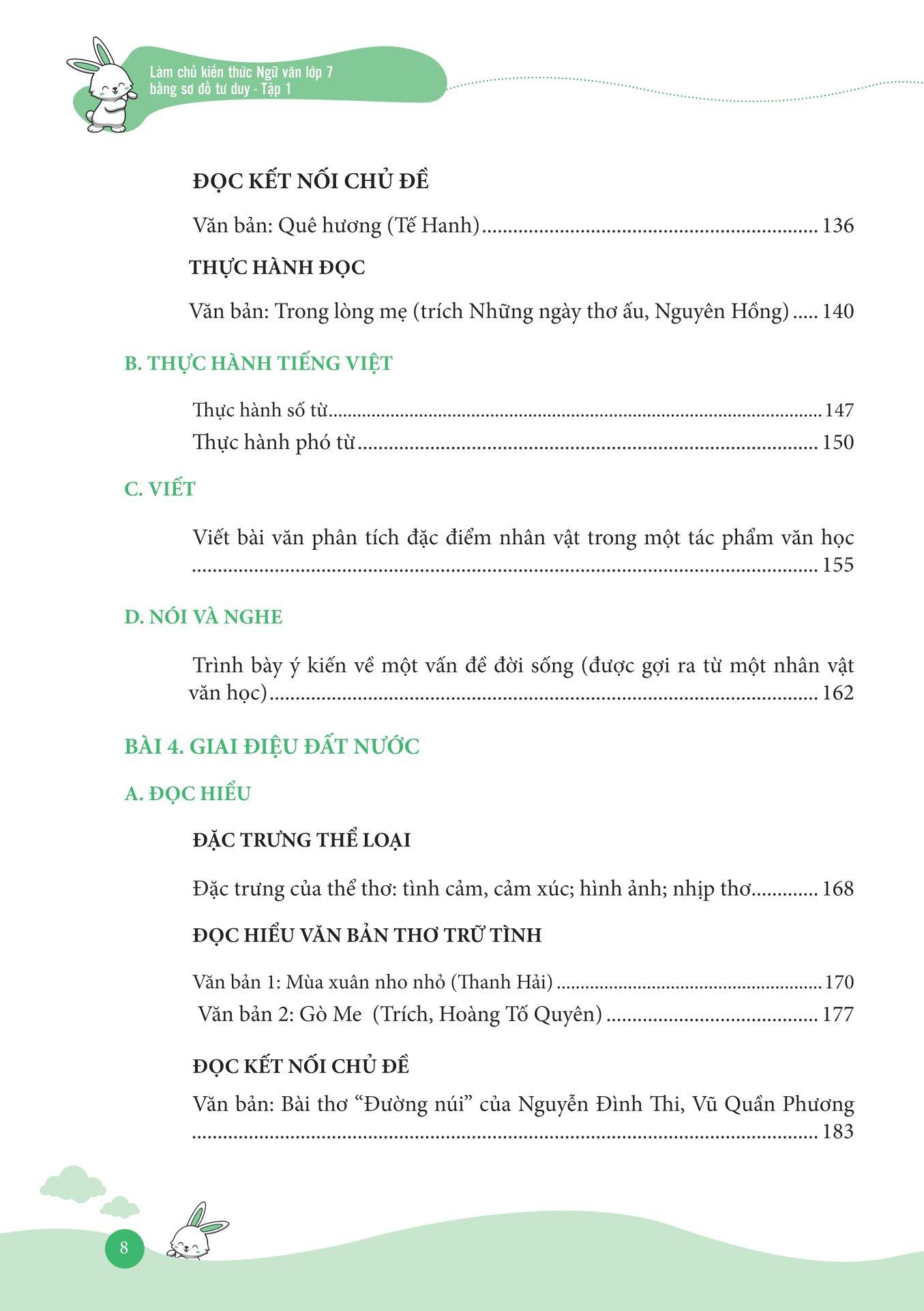 Sách - Làm Chủ Kiến Thức Ngữ Văn Bằng Sơ Đồ Tư Duy Lớp 7 - Tập 1 (Theo SGK Bộ Kết Nối Tri Thức Với Cuộc Sống)