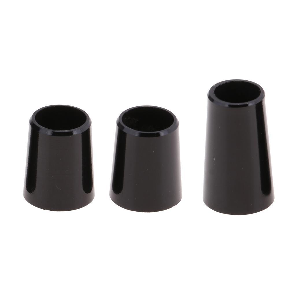 6-10pack 5pcs Black Golf Shaft Sleeve Ferrules .335 .370 Cap Adapter Ring 0.335