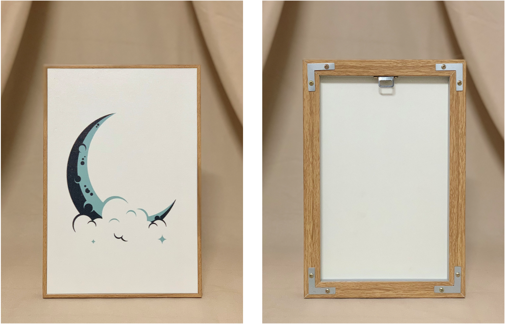 Bộ 3 tranh canvas Tối giản (Minimalism) - Cô gái cá tính - ARTN066