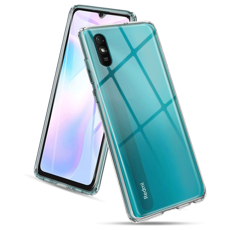 Ốp lưng silicon dẻo trong suốt mỏng 0.6mm cho Xiaomi Redmi 9A hiệu Ultra Thin độ trong tuyệt đối chống trầy xước - Hàng nhập khẩu