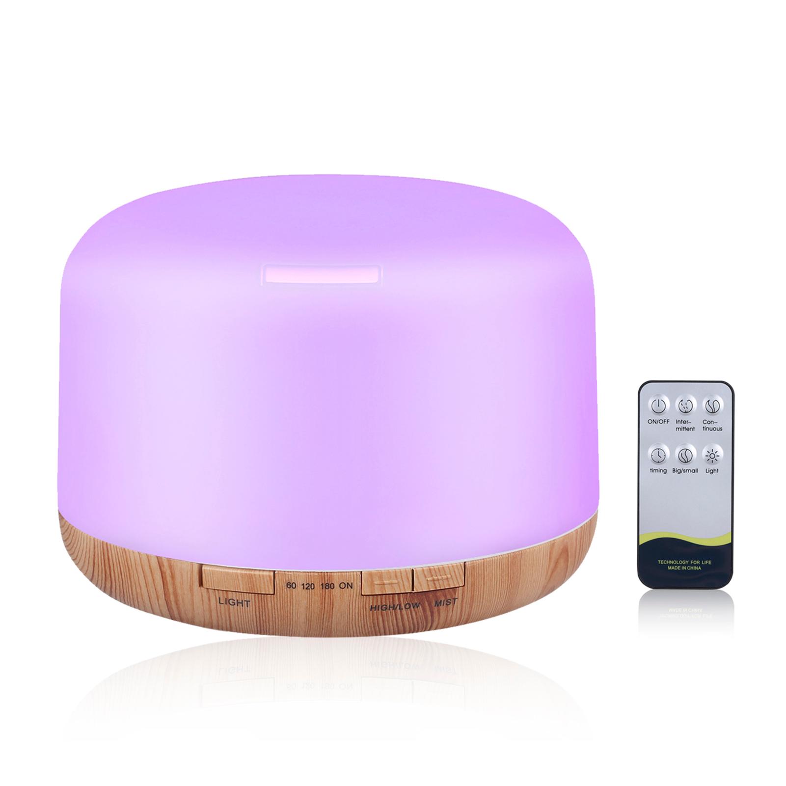Máy tạo ẩm khuếch tán tinh dầu dung tích lớn, có đèn led đổi màu + điều khiển từ xa