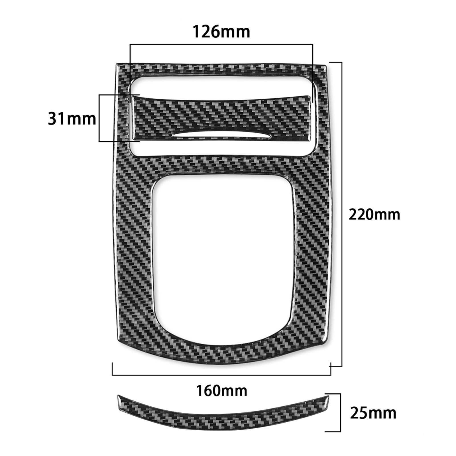 Gear Shift Panel Cover, Protection Decoration Gearshift trim Shifter Interior gear Decoration for G37 Car Accessories