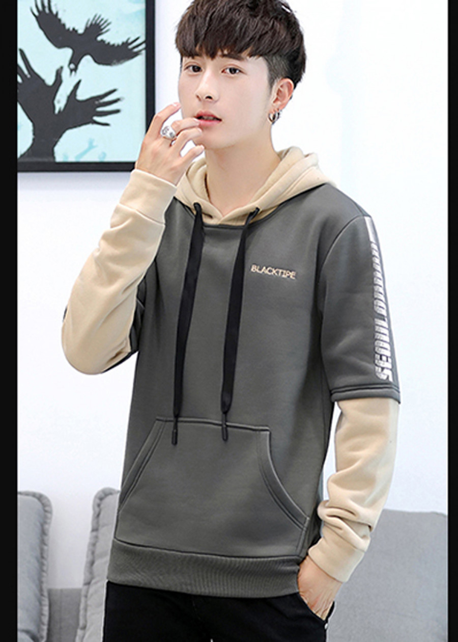 Áo Khoác Hoodie Nam Phối Hai Màu TKLXB33