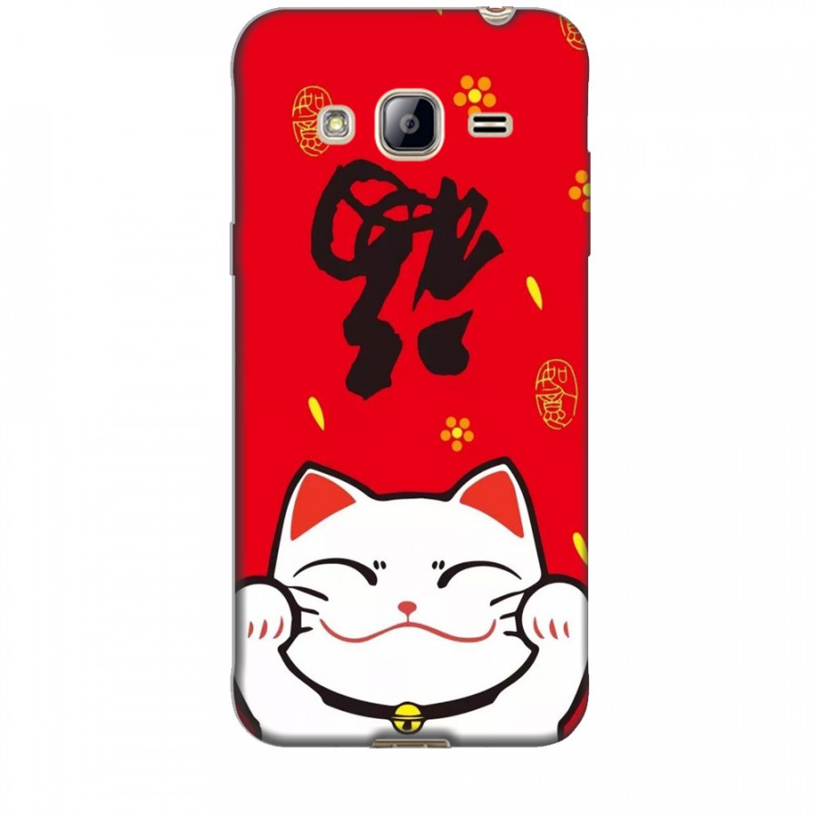 Ốp lưng dành cho điện thoại  SAMSUNG GALAXY J3 Mèo Thần Tài Mẫu 5