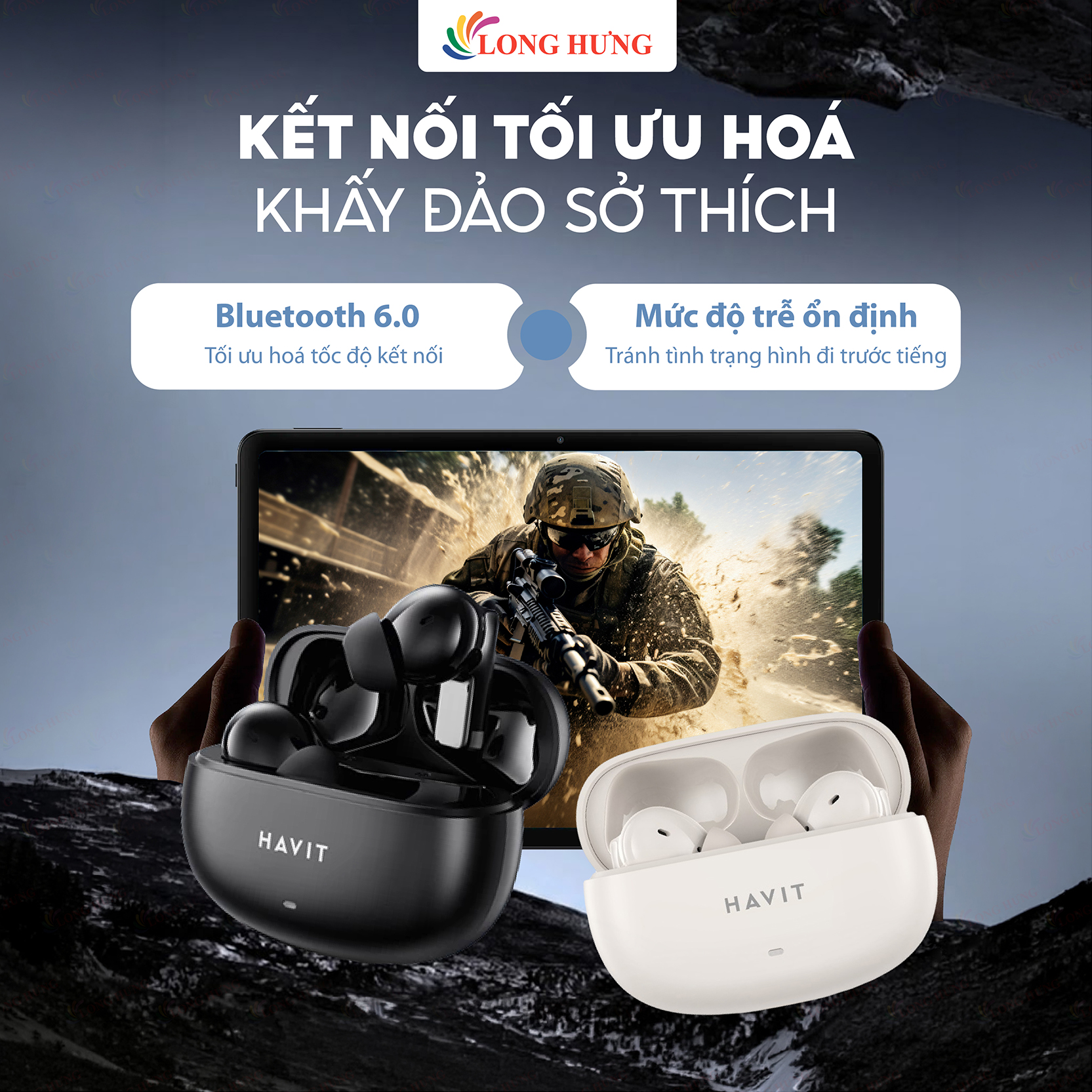 Tai nghe Bluetooth True Wireless Havit TW907 SE - Hàng chính hãng