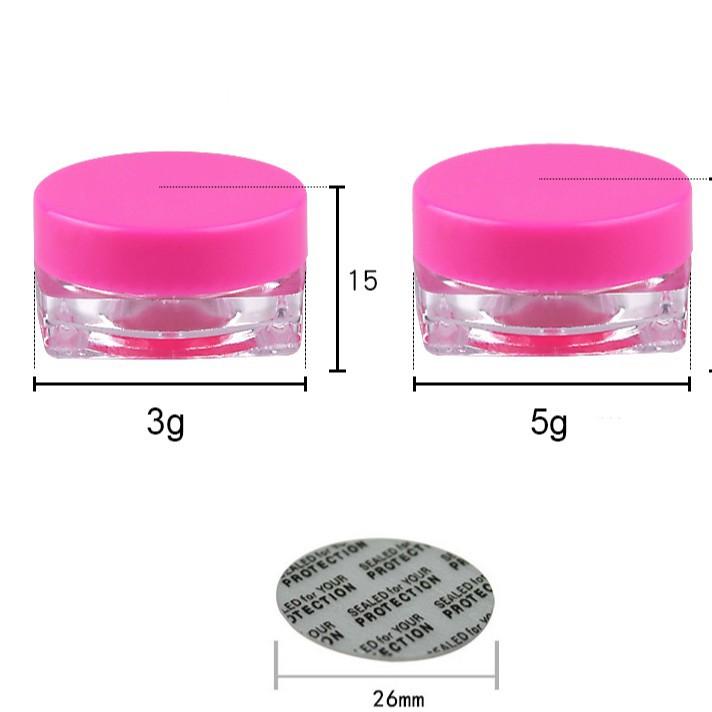 Lọ chiết mỹ phẩm mini 3g/ 5g - Hũ chiết mỹ phẩm du lịch nhỏ xinh Duashop