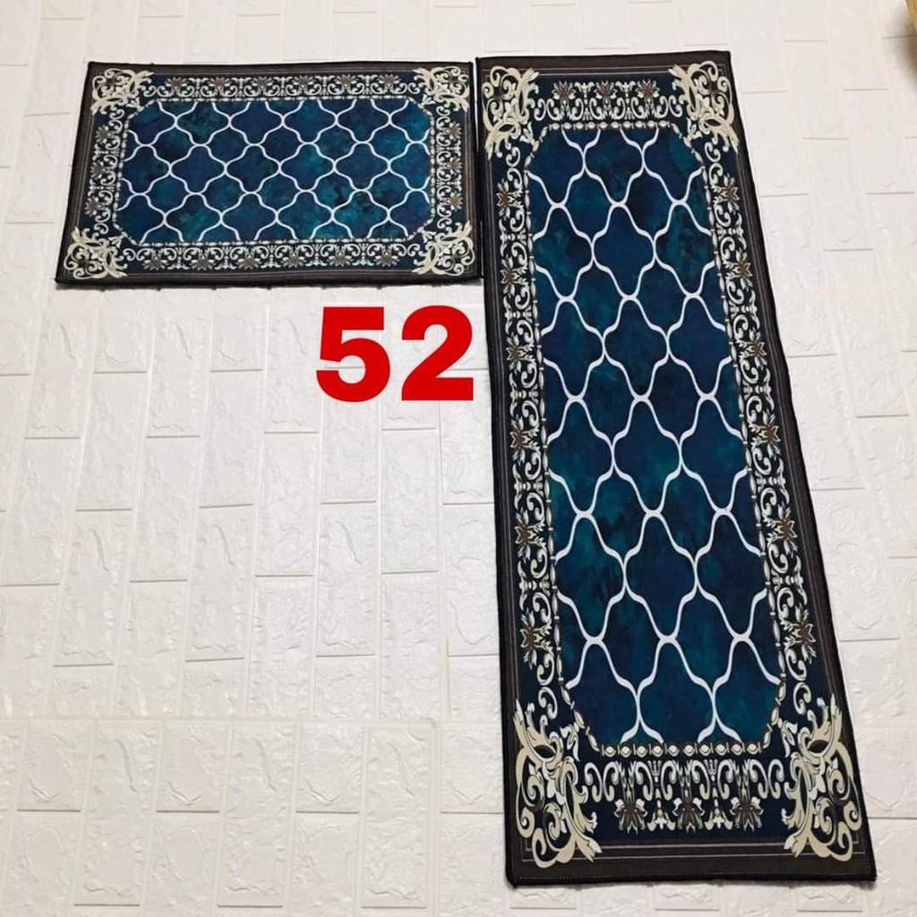 Bộ 2 thảm bếp nhà bếp cao cấp chống trượt-HH133