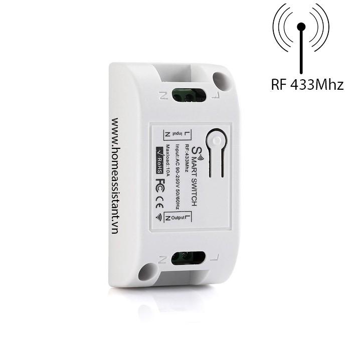 Công Tắc Điều Khiển Bật Tắt Từ Xa Sóng RF 433Mhz RF01