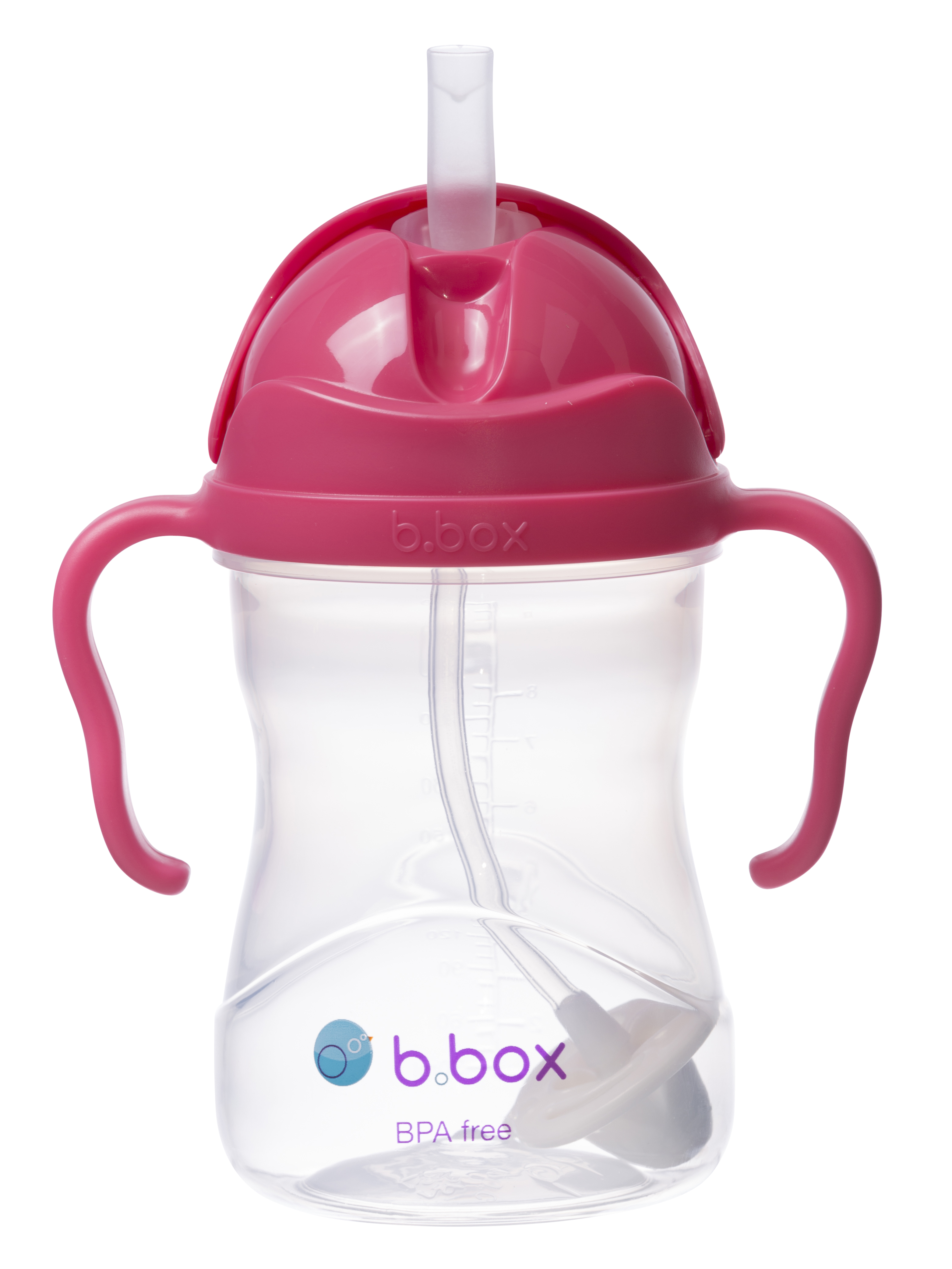 B.box Disney Bình nước 360 độ cho bé tập uống nước 240ml - Hồng Dâu