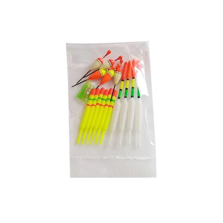 15PCS/Lot Mix Size Color Ice Fishing Float Bobber Set Buoy Boia Floats Fishing Floats Set for Carp Fishing Tackle Accessories