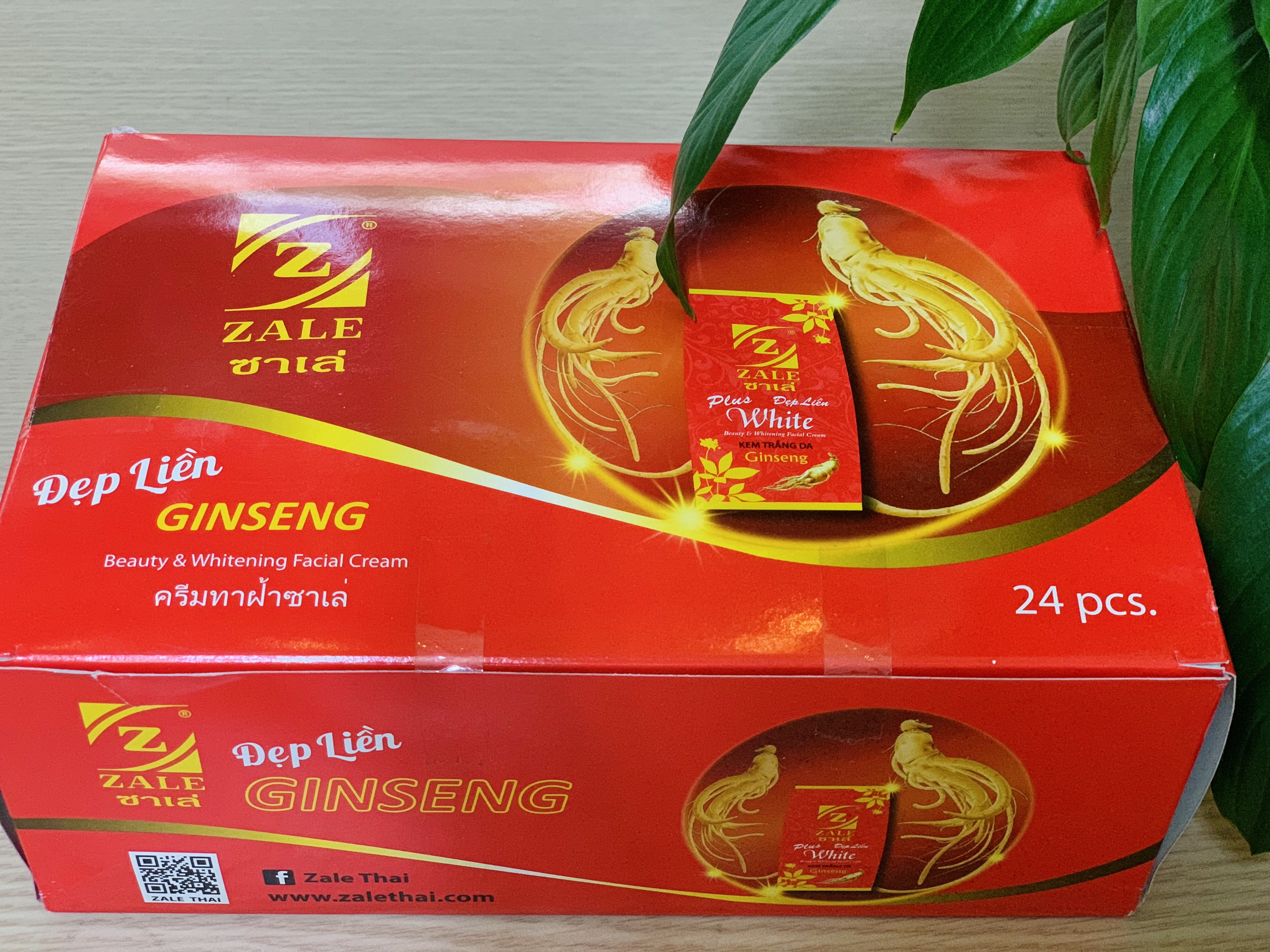 ZALE - KEM DƯỠNG TRẮNG DA ZALE NHÂN SÂM 6G - THÙNG 12 HÔP