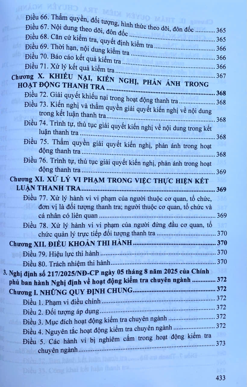 Luật Tiếp Công Dân; Luật Khiếu Nại; Luật Tố Cáo Và Luật Thanh Tra, Hệ Thống Các Văn Bản Quy Định Chi Tiết Thi Hành