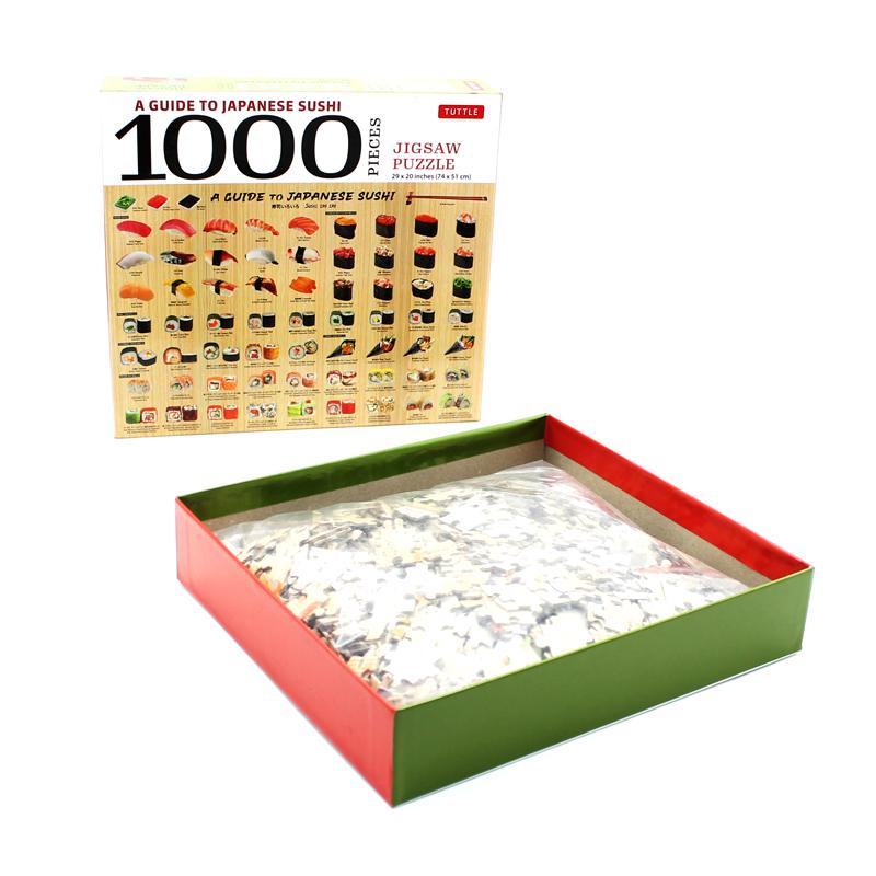 A Guide To Japanese Sushi - 1000 Piece Jigsaw Puzzle: Finished Size 29 in x 20 inch (73.7 x 50.8 cm)