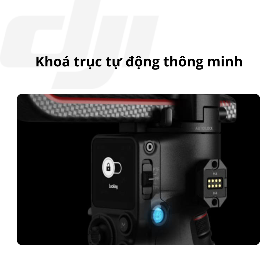 Gimbal máy ảnh DJI RS 3 PRO cho camera DSLR Mirrorless chống rung ổn định tải trọng 4,5kg (DJI RS3 PRO) - Hàng chính hãng