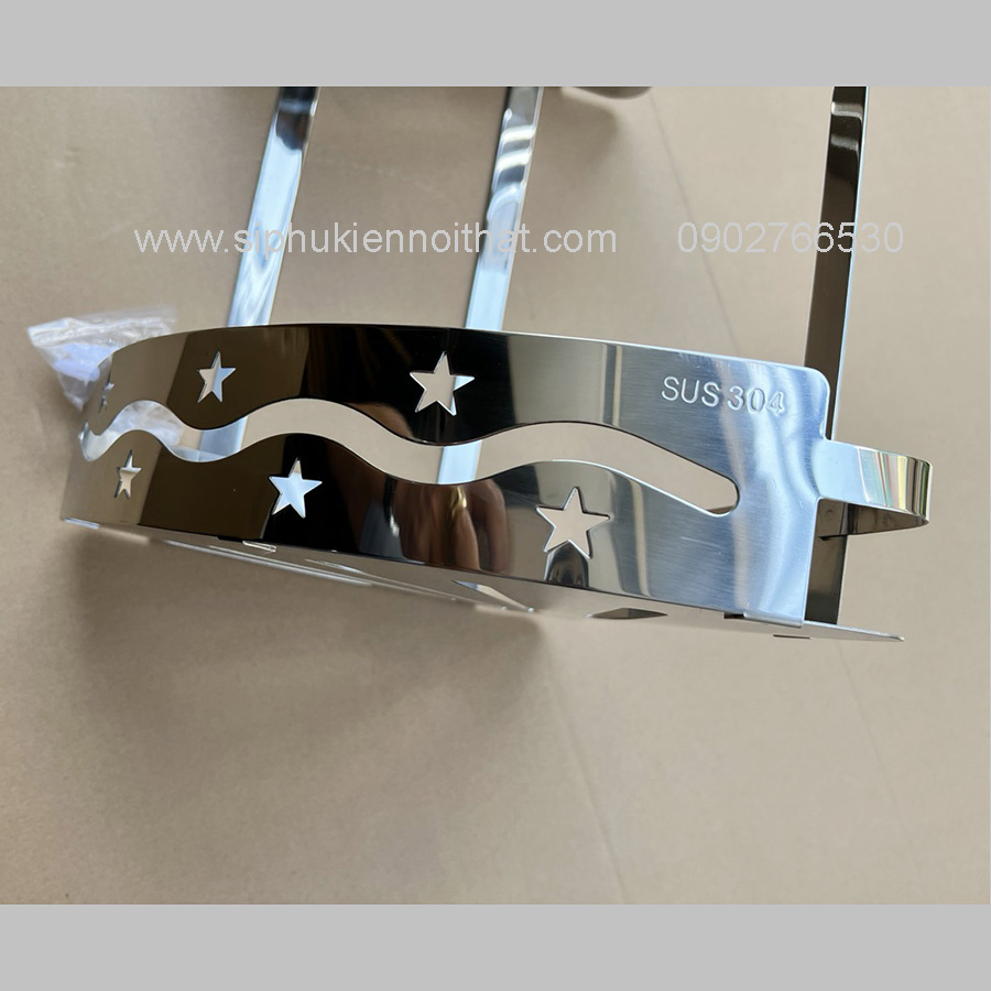 Kệ Góc Nhà Tắm 2 Tầng Inox 304