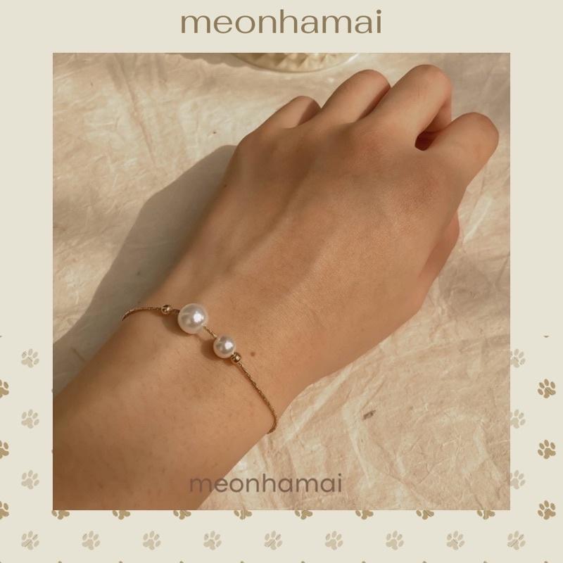 Vòng tay nữ, lắc tay mảnh dây rút MEONHAMAI