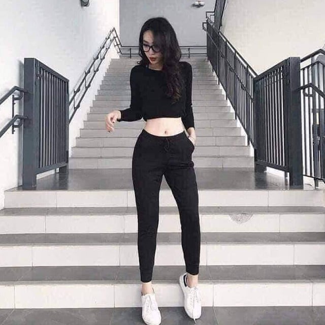 Quần Jogger gân tăm tiện dụng, chất gân đẹp