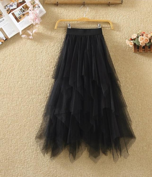 Chân váy ren Tulle - Tutu xòe tròn dáng dài thời trang cao cấp mẫu bán chạy VAY18 free size
