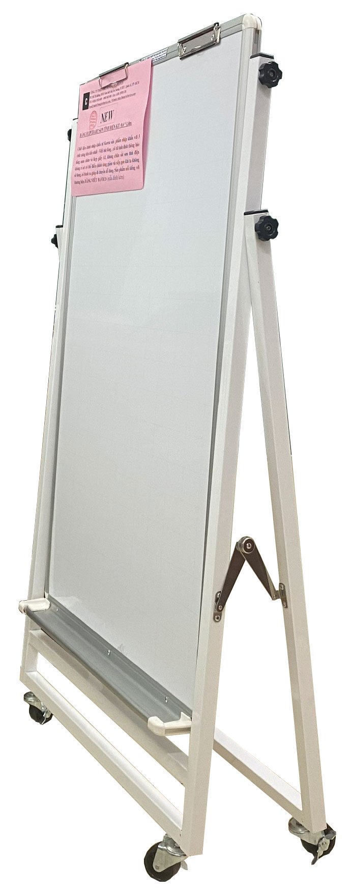 Bảng Flipchart Từ Tính, Chân Sắt Sơn Tĩnh Điện Bavico Bfs01 - Trắng