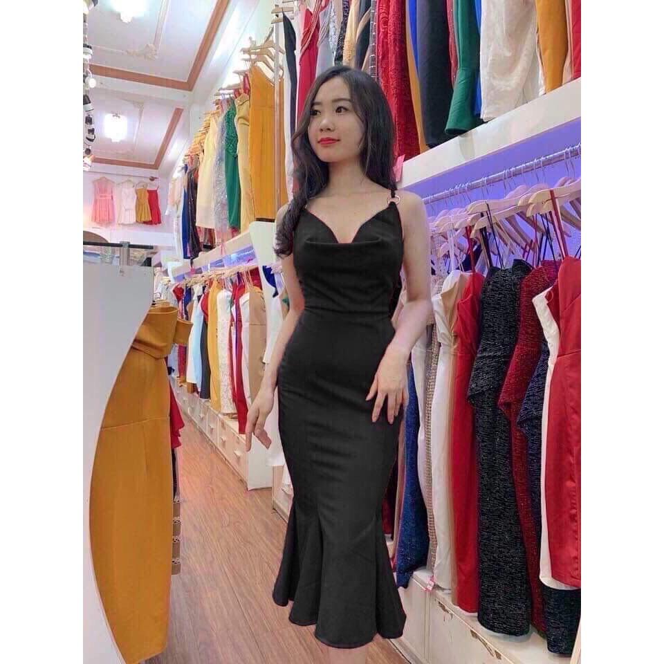 ĐẦM BODY 2 DÂY ĐUÔI CÁ ( CÓ KHOEN VÀ MÚT NGỰC )