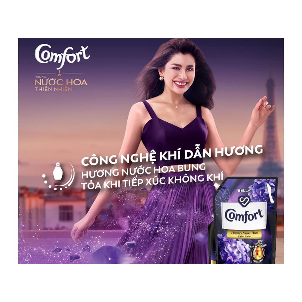 Dây 10 Gói Nước Xả Vải Comfort Hương Bella 20ml/Gói