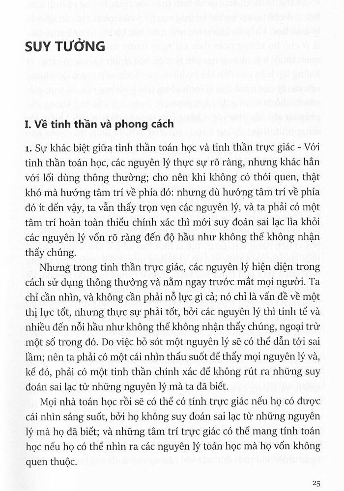 Pensées - Suy Tưởng