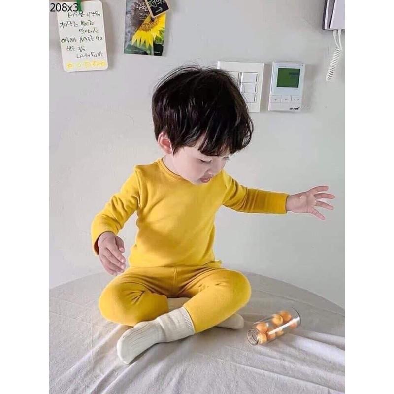 Bộ dài tay thun borip cho bé trai bé gái size nhí từ 10 đến 22kg -