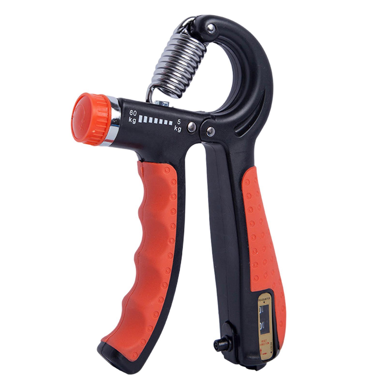 Hand Grip Strengthener Finger Exerciser Fitness Hand Gripper with Counter for Muscle Building, Musician, Guitar
