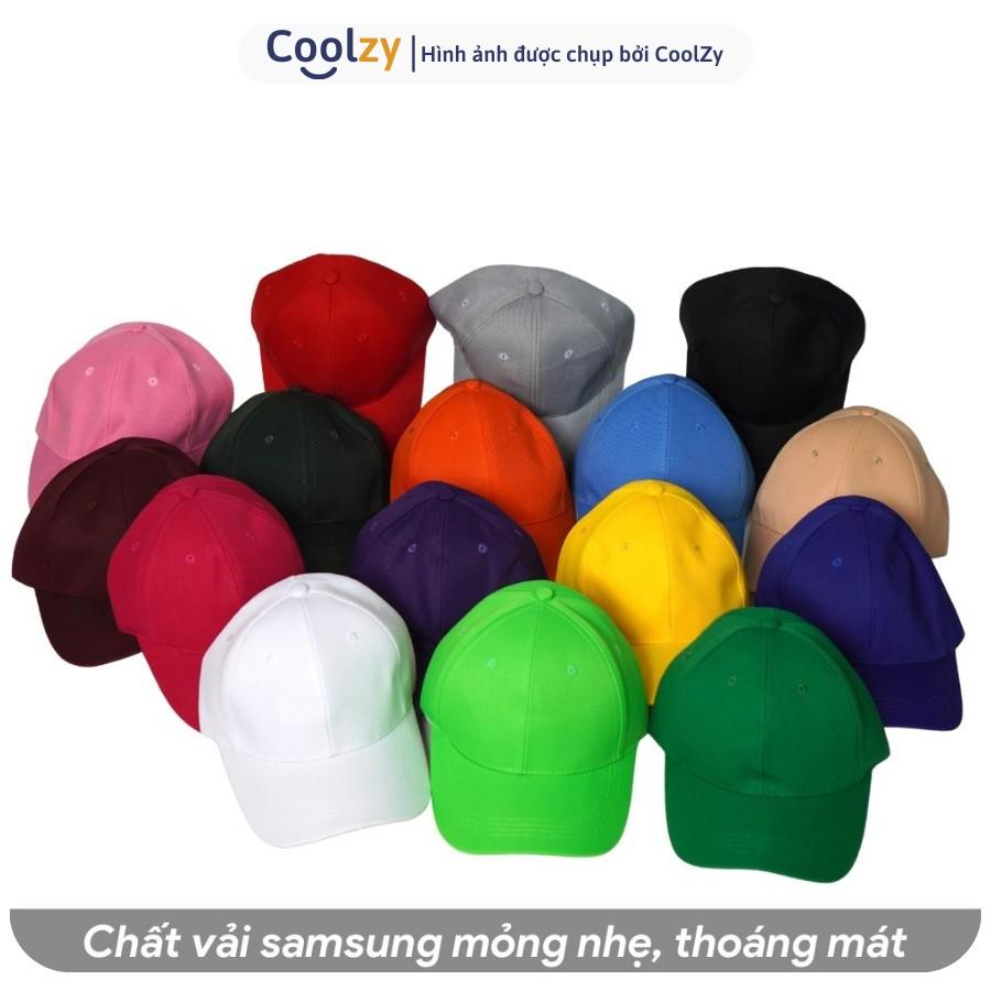 Mũ Lưỡi trai trơn ️Nón kết basic phong cách Ulzzang form unisex nam nữ | CoolZy