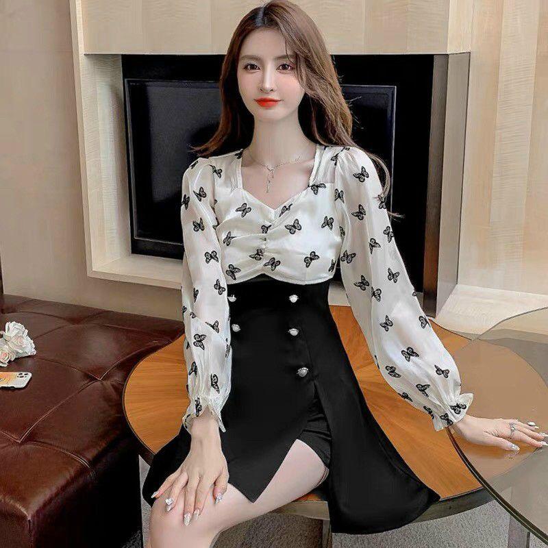SÉT BỘ SHORT PHỐI VOAN THÊU