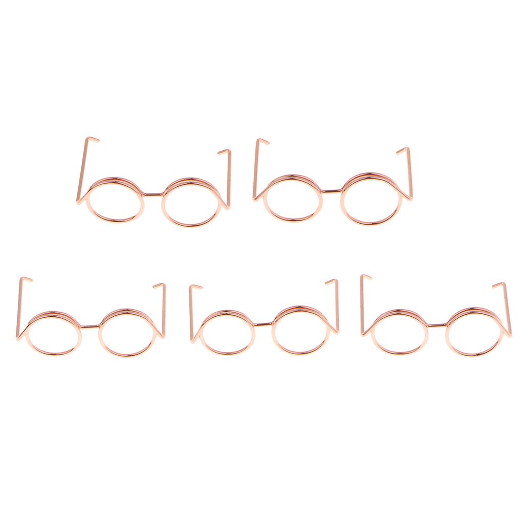 5pcs Eyeglass Shape Paper Clips Suit For Book Marker /Documents Binder Clips /Office Organizer