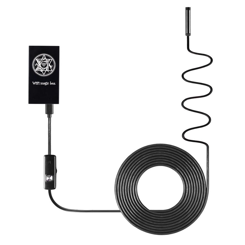 F100 8mm Wifi Waterproof Borescope Inspection Camera Adjustable LED Light for Android IOS Computer Tablet PC Phone