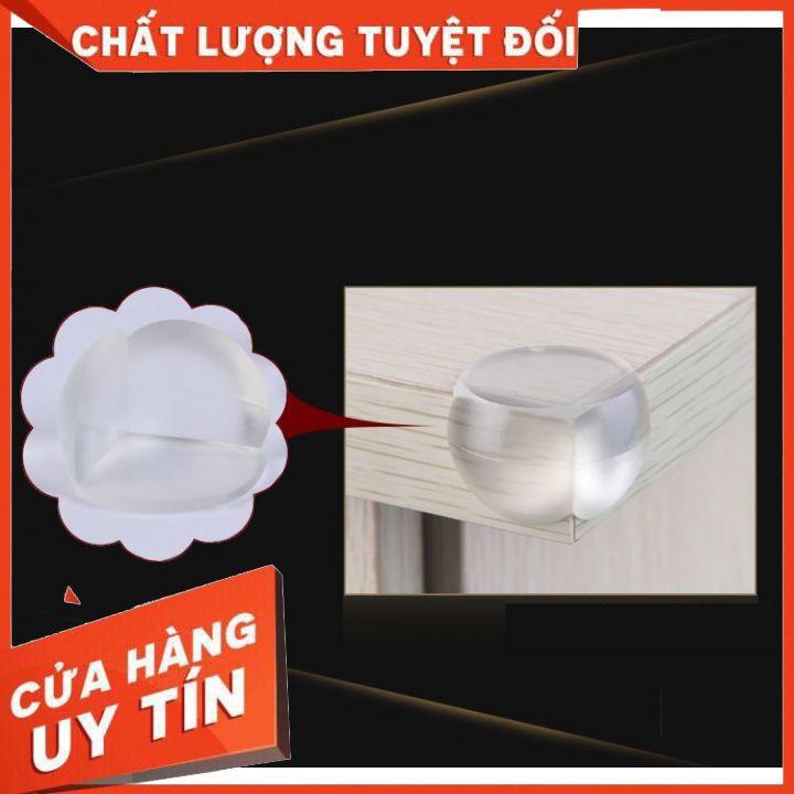 Set 4 Miếng Bịt Góc Bàn, Bọc Cạnh Bàn Silicon Tránh Va Đập