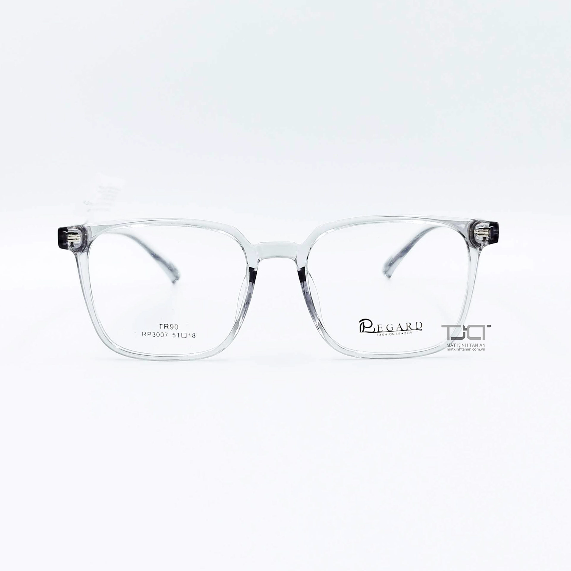 GỌNG KÍNH CẬN NAM NỮ THỜI TRANG, PHOM VUÔNG. CHÍNH HÃNG REGARD RP3007