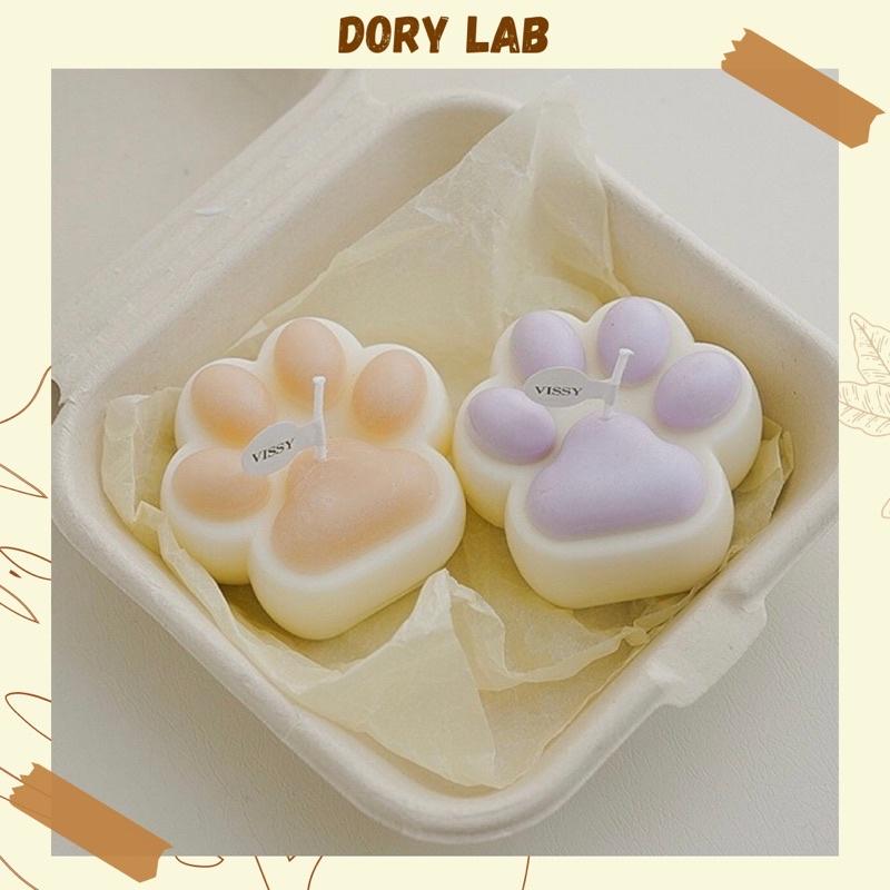 Nến Thơm Chân Mèo Cute Không Khói, Decor Chụp Ảnh - Dory Lab