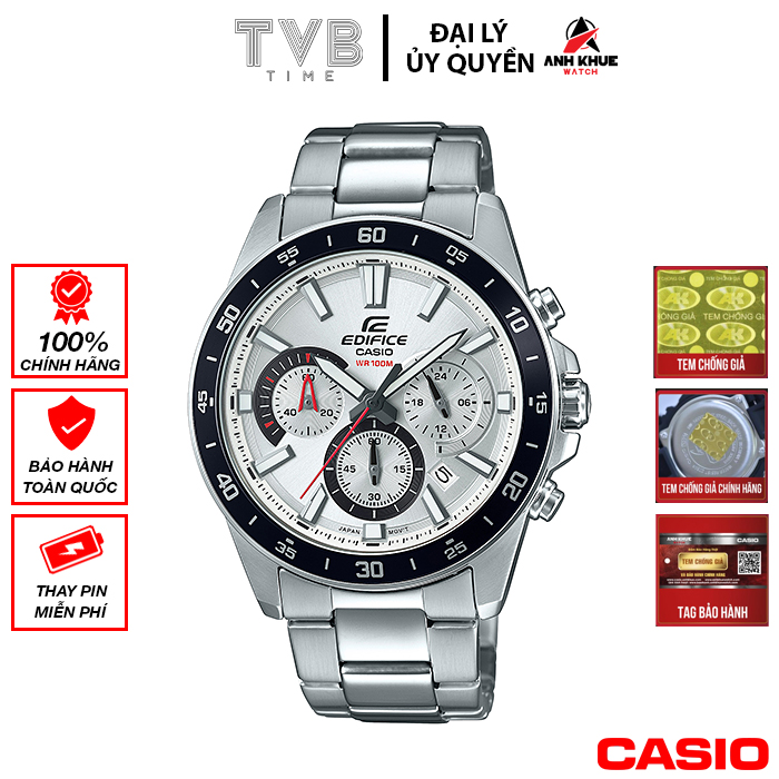 Đồng hồ nam dây kim loại Casio Edifice chính hãng EFV-570D-7AVUDF