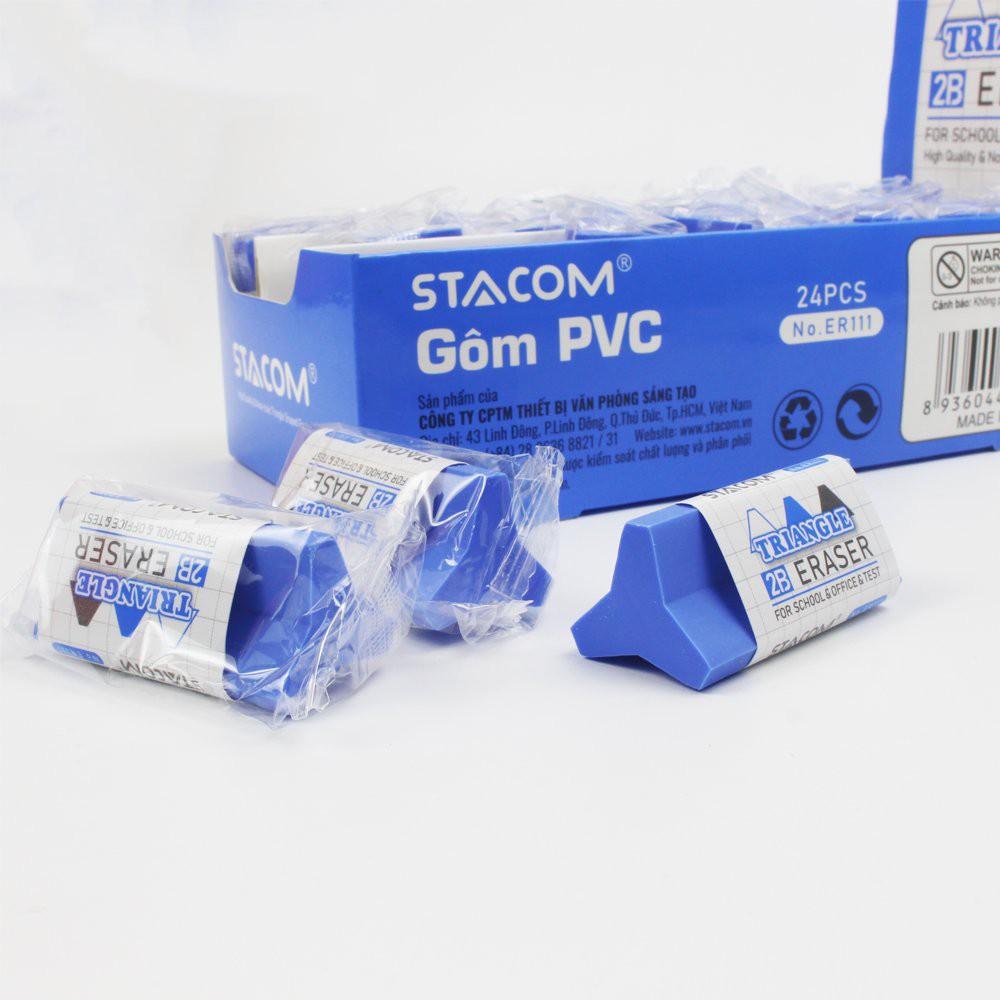 Gôm PVC tam giác Stacom ER111 (set 4 viên)