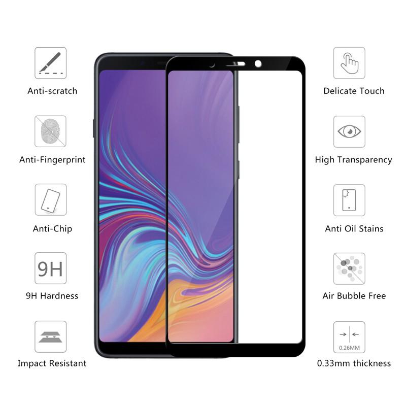 Miếng dán cường lực full màn hình dành cho Samsung Galaxy A9 2018