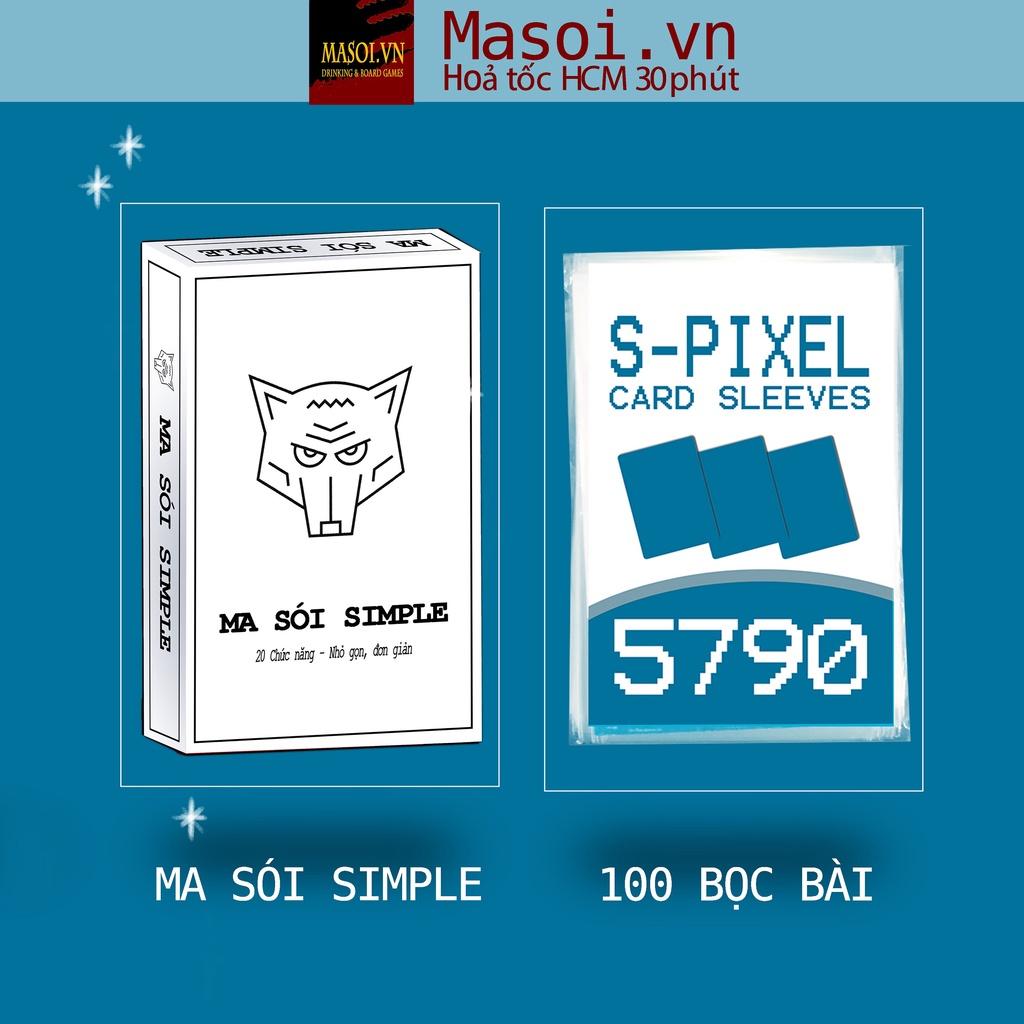 Combo bài ma sói simple và ma sói characters- mỗi bộ 20 lá, phù hợp cho sở thích sưu tầm bài