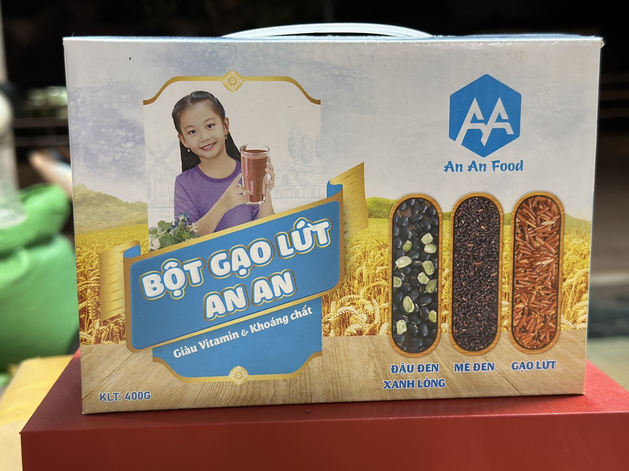 deal hời . bột gạo lứt tím , đậu đen xanh lòng , mè đen ( bột gạo lứt ANAN) thay thế bửa ăn , chăm sóc sưc khỏe , xương khớp , giấc ngủ
