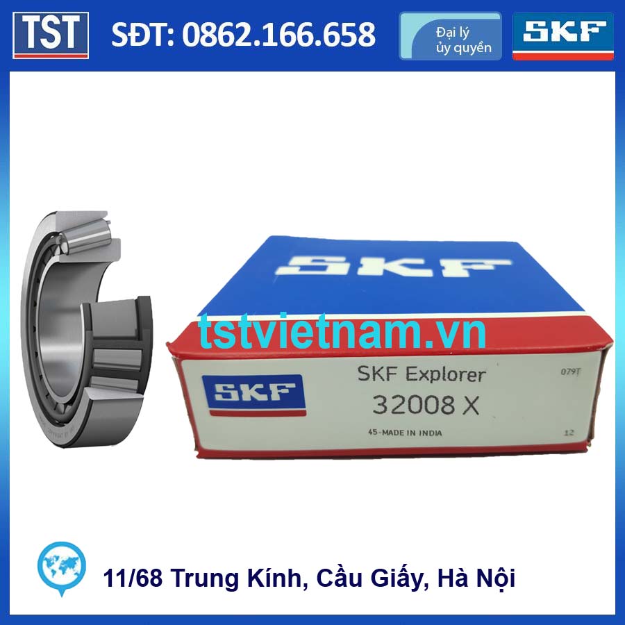 Vòng bi bạc đạn SKF 32008 X