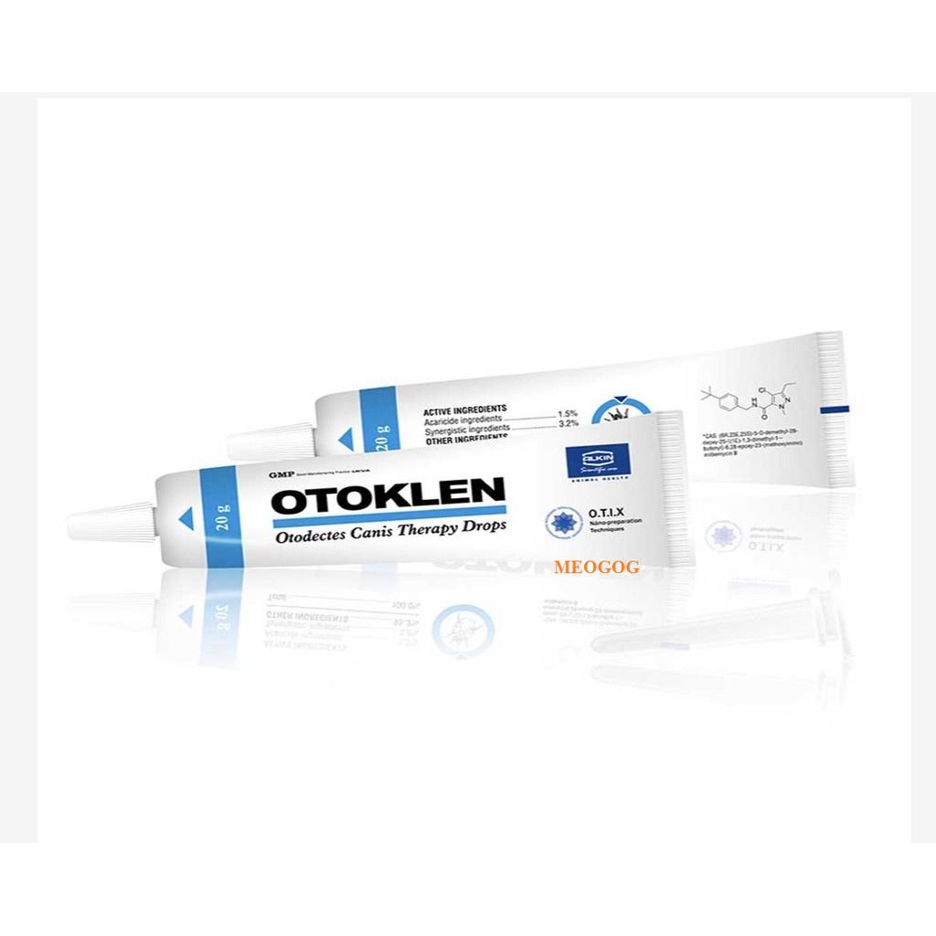 Sản phẩm nhỏ Tai Otoklen Alkin dùng cho chó mèo rận , viêm , bẩn ở tai - phụ kiện thú cưng