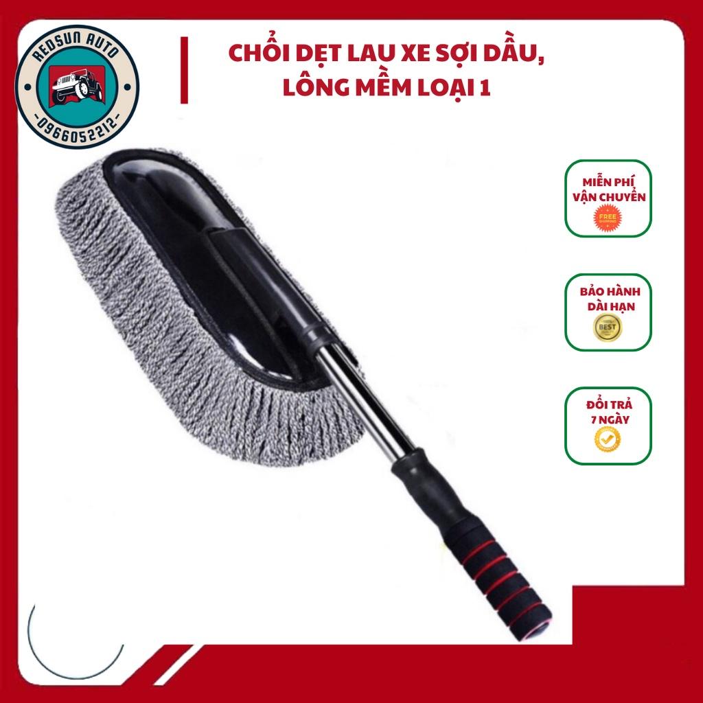 Bộ Chổi Lau Xe Sợi Dầu Cỡ Lớn - Chổi Đa Năng Lau Bụi Kiêm Rửa Xe Ô Tô