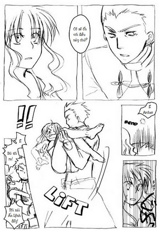 chén thánh: đêm định mệnh - doujinshi archer x rin chapter 6 5
